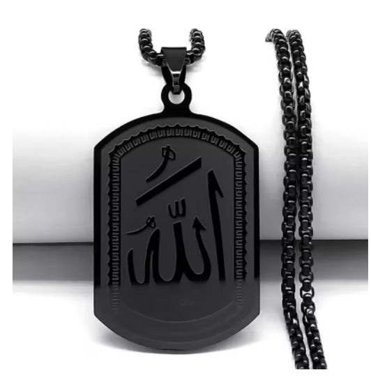 Koranpatroon Ketting | Islamitisch Sieraad | Titanium