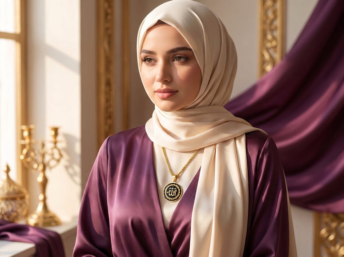 Allah Hanger Ketting Goud & Zilver | Islamitisch Sieraad | Shahzadi