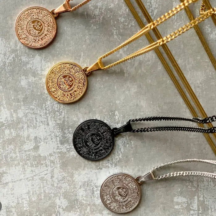 Titanium Dames Ketting | Retro Arabisch Design | Unisex