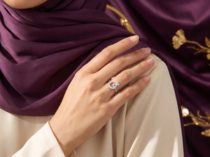 Arabische letter ring goud islamitisch sieraad dames