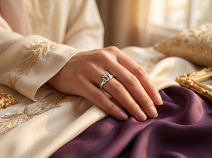 Islamitische symbool ring gedragen dames islamitisch sieraad