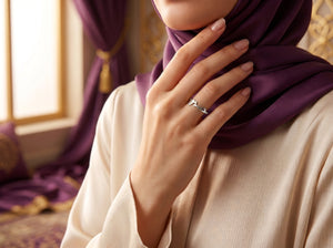 Islamitische symbool ring vintage productafbeelding Shahzadi