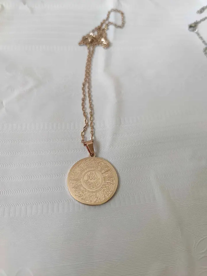 Titanium Dames Ketting | Retro Arabisch Design | Unisex