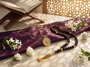 Ronde hanger ketting detail islamitisch sieraad Shahzadi