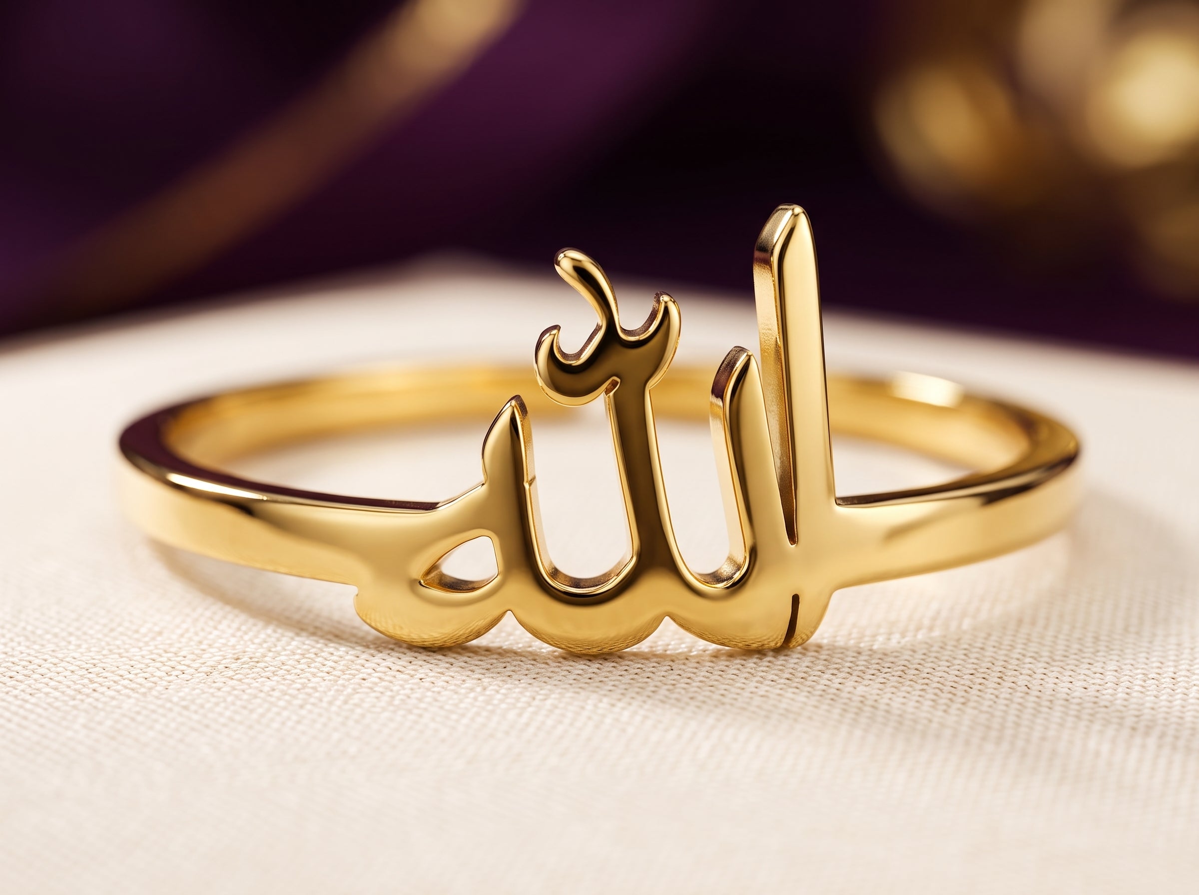 Islamitische symbool ring voorkant islamitisch sieraad