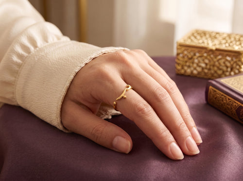 Arabische ring dames goud islamitisch sieraad