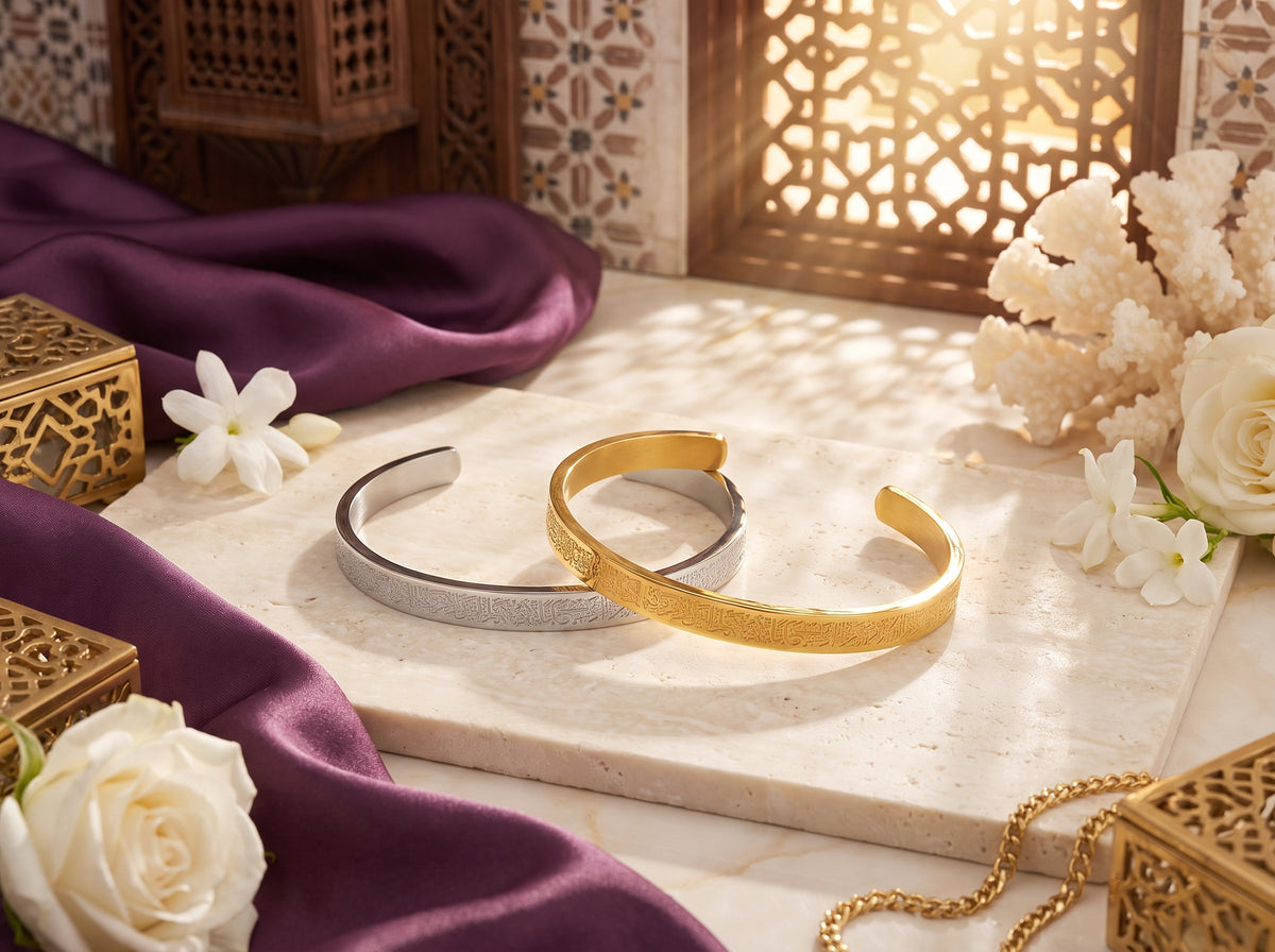 Open Hart Armband Dames | Islamitisch Design Goud & Zilver | Shahzadi