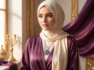 Allah hanger zilver met ketting islamitisch sieraad dames Shahzadi