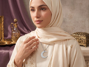 Arabische maan ketting dames productfoto islamitisch Shahzadi